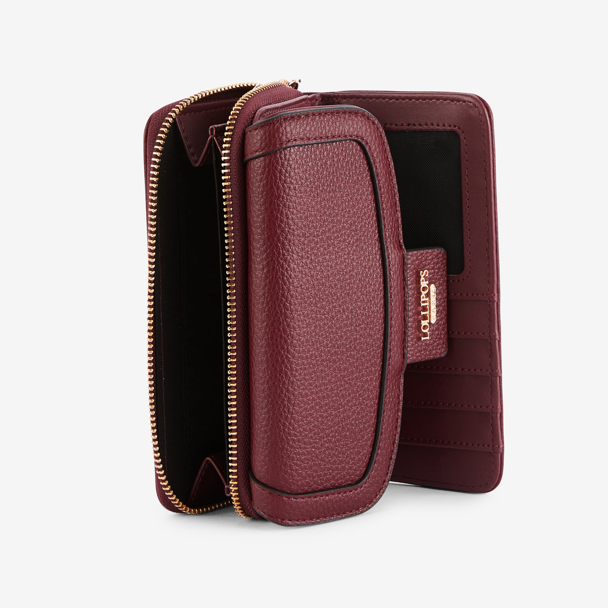 Grand portefeuille bordeaux Roy