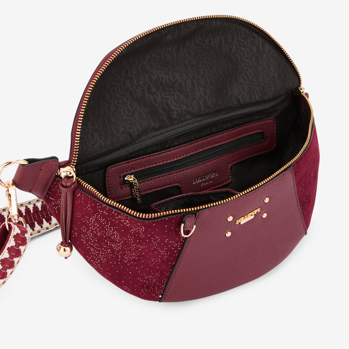 Ceinture Banane bordeaux Roseanna