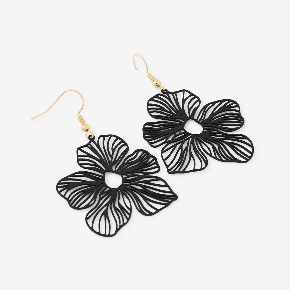 Boucles d'oreilles fleur en filigrane Romantique
