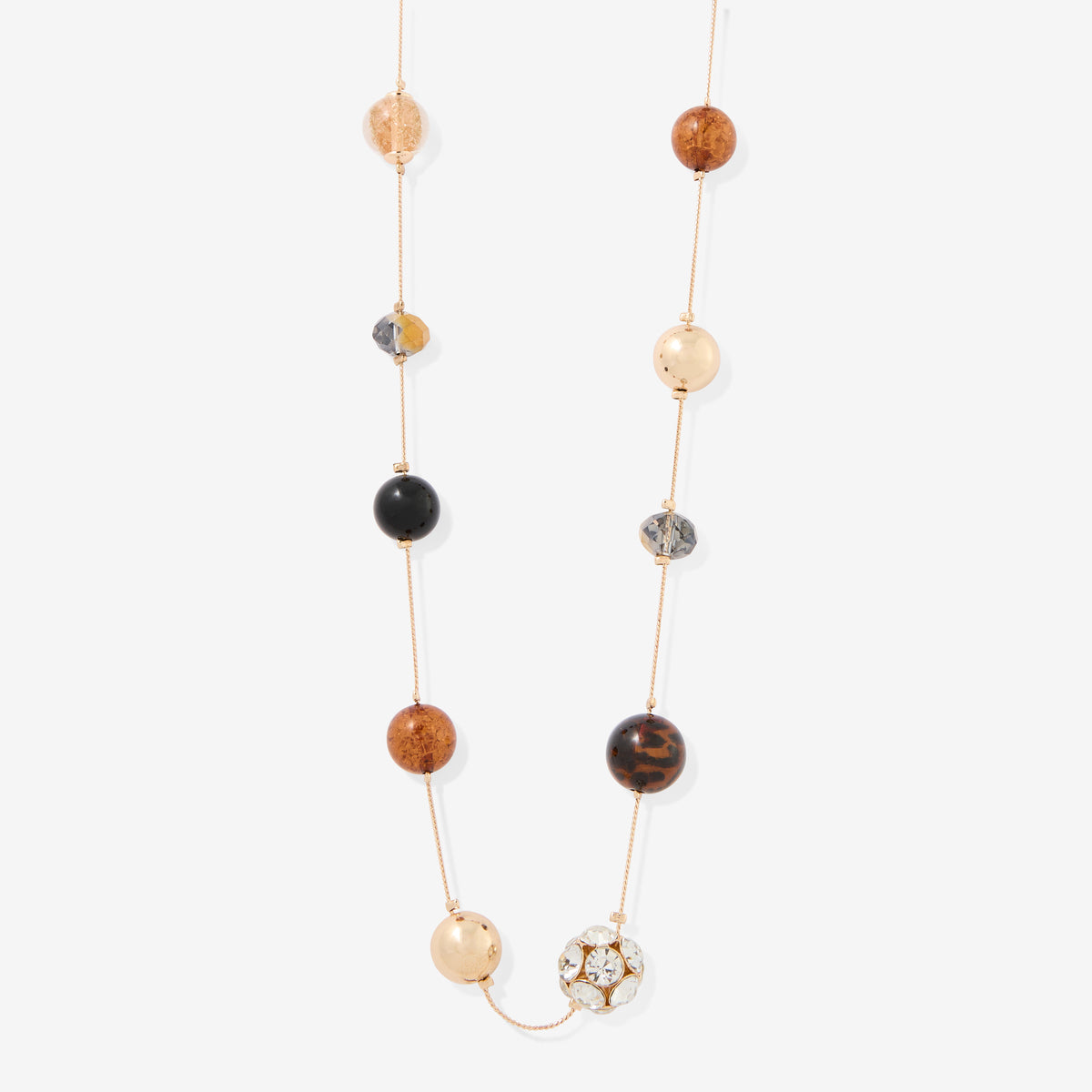 Sautoir multi perles Léopard félin