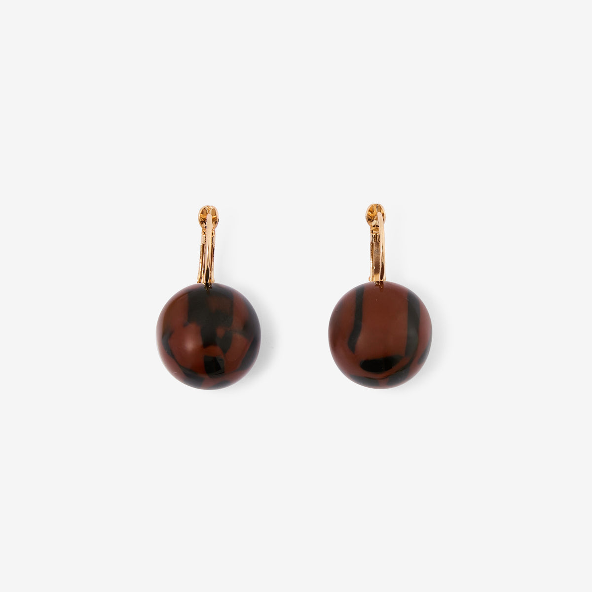 Boucles d'oreilles boules léopard Léopard félin