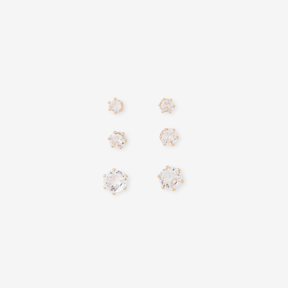 Set de 3 boucles d'oreilles Léopard félin