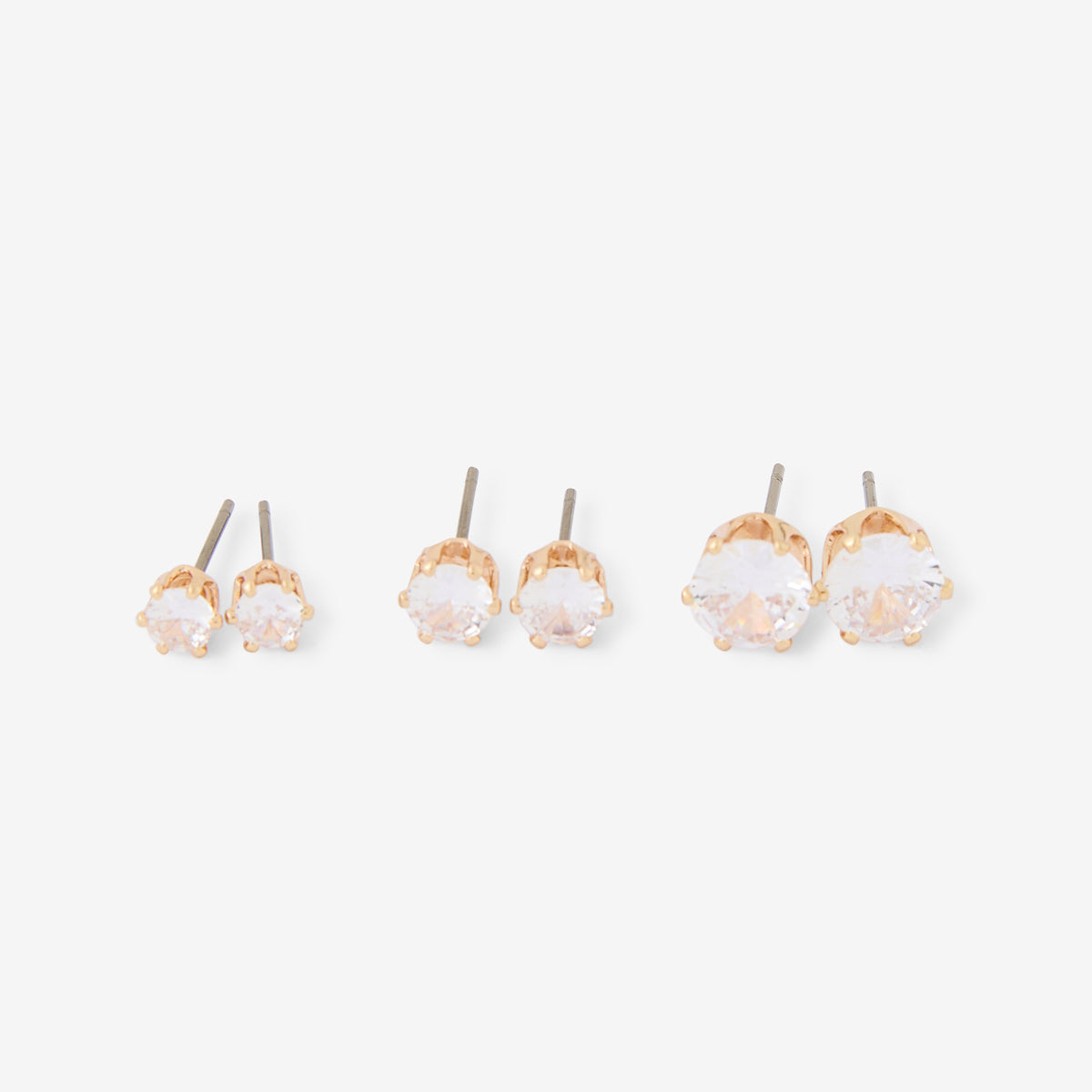 Set de 3 boucles d'oreilles Léopard félin
