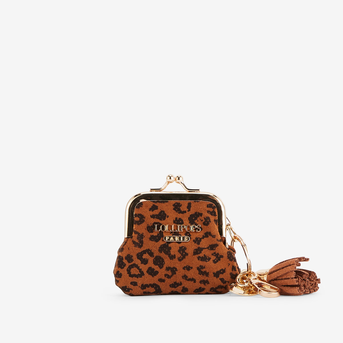 Porte-monnaie léopard avec porte-clé Reyana