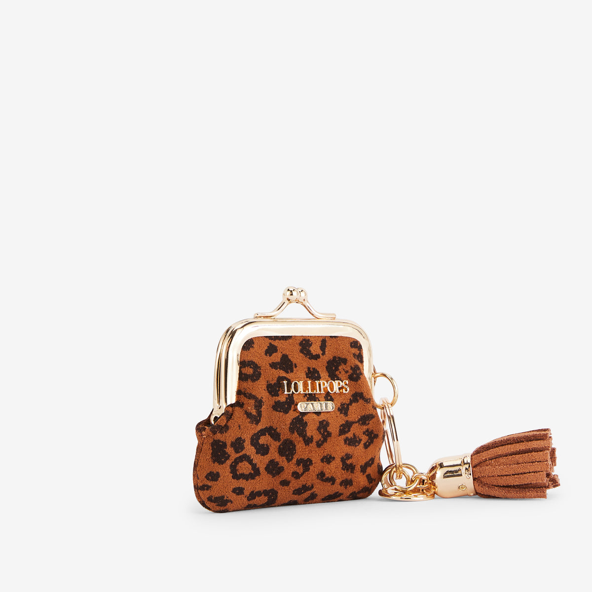 Porte-monnaie léopard avec porte-clé Reyana