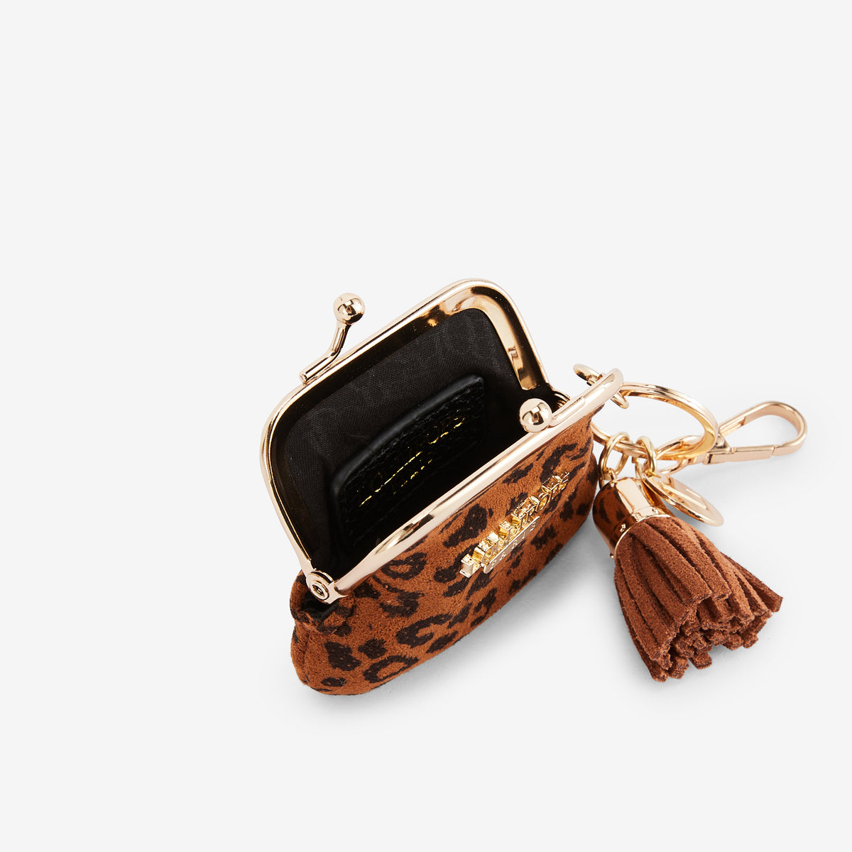 Porte-monnaie léopard avec porte-clé Reyana