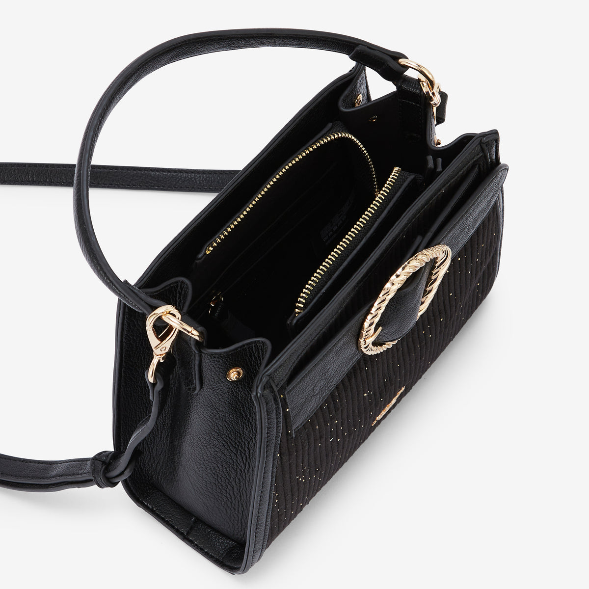 Petit sac shopper noir Riff