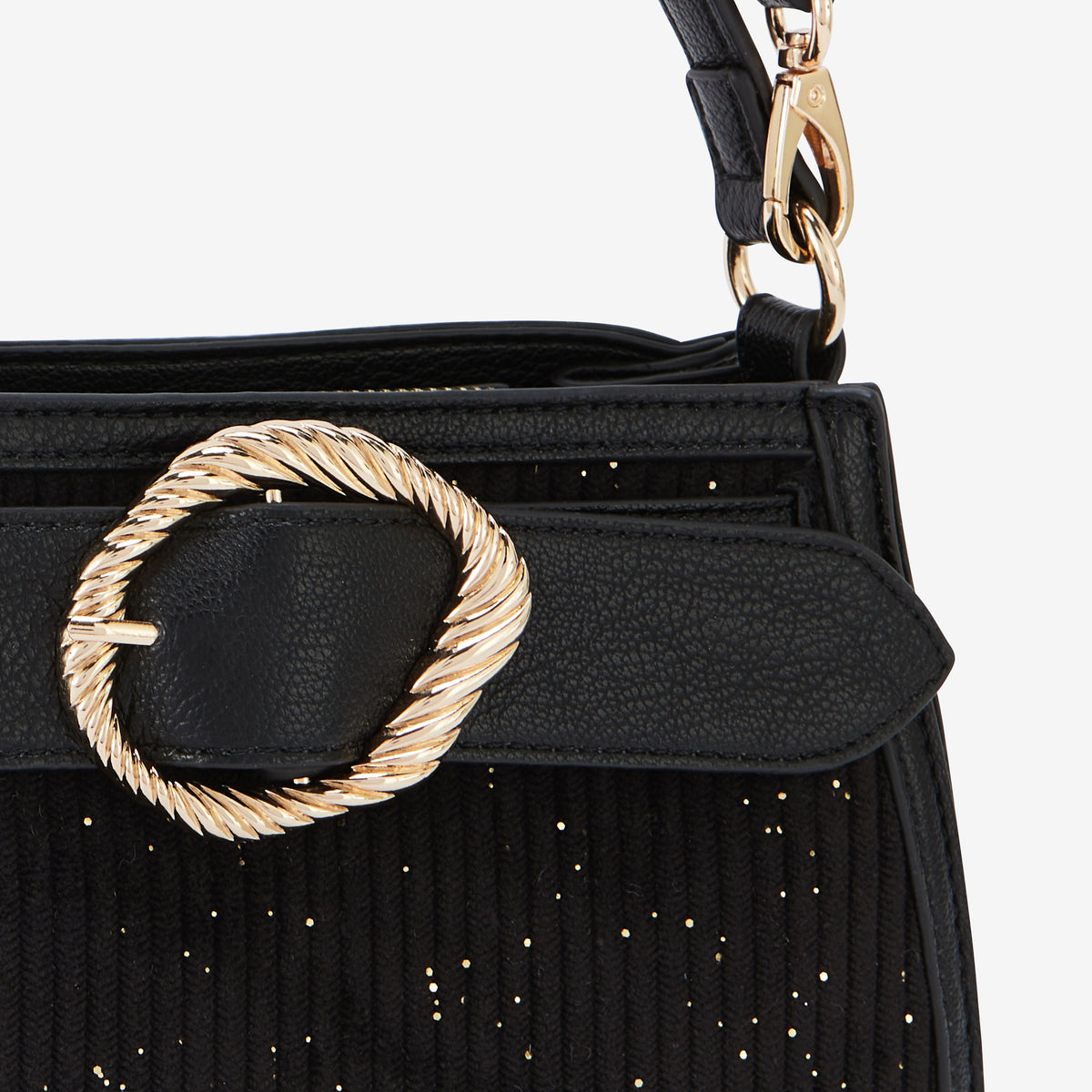 Petit sac shopper noir Riff