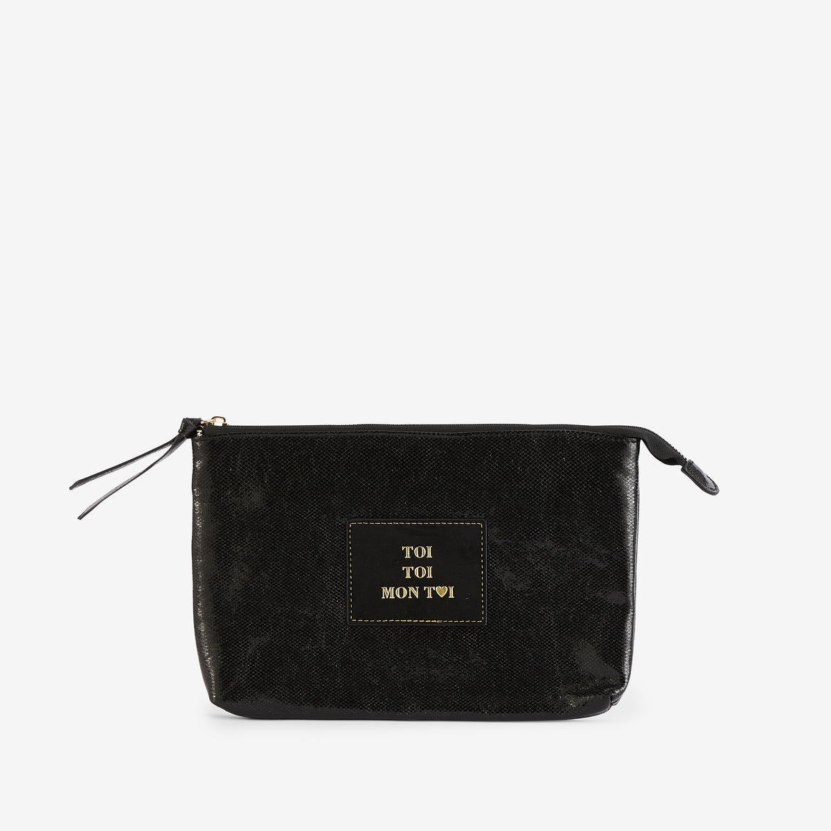 Pochette noire Romane