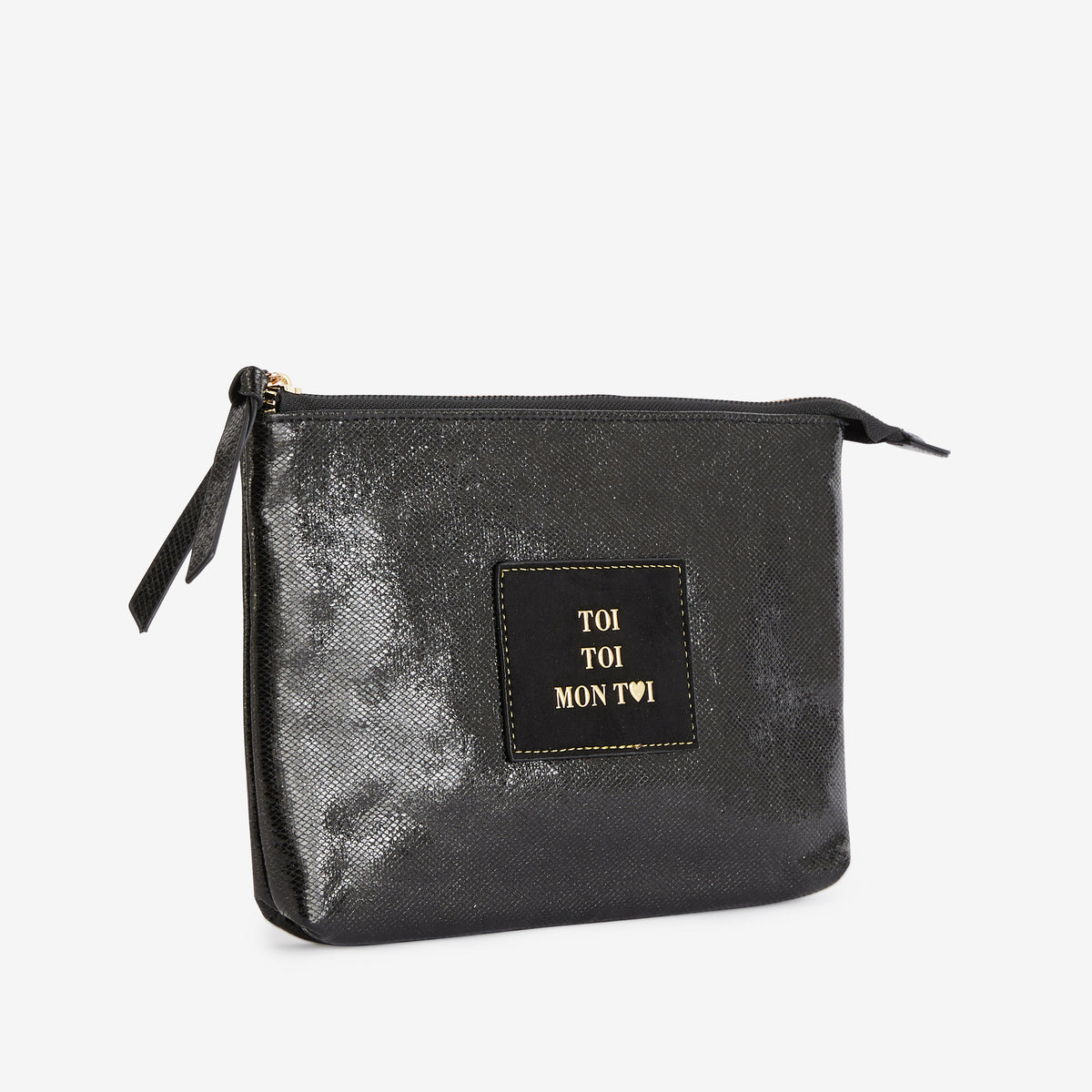 Pochette noire Romane