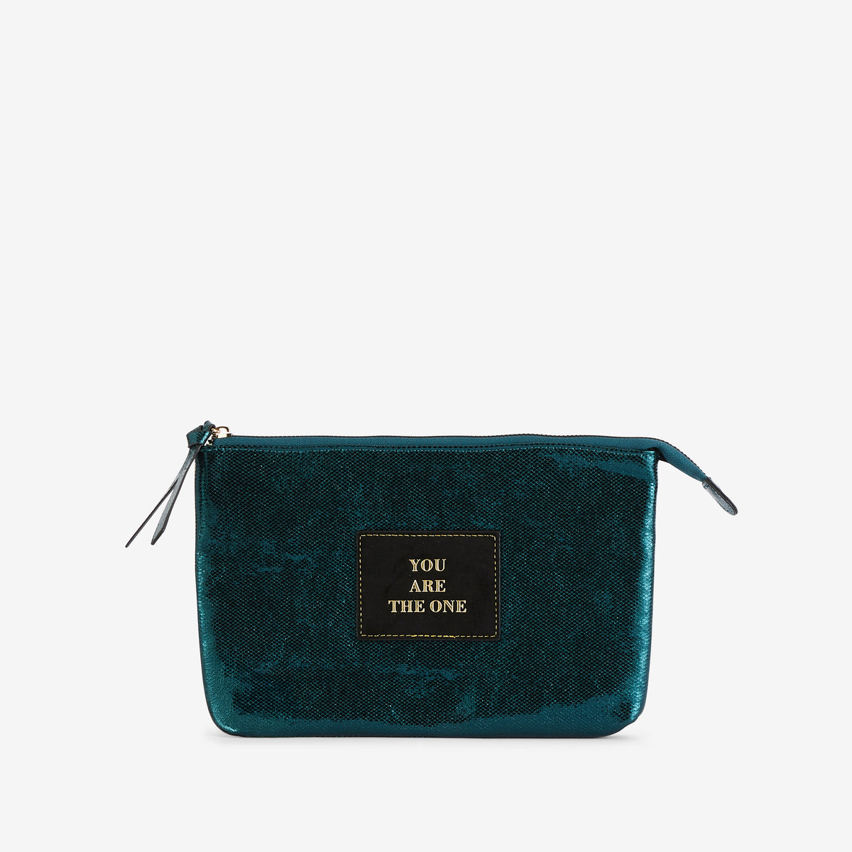Pochette verte Romane