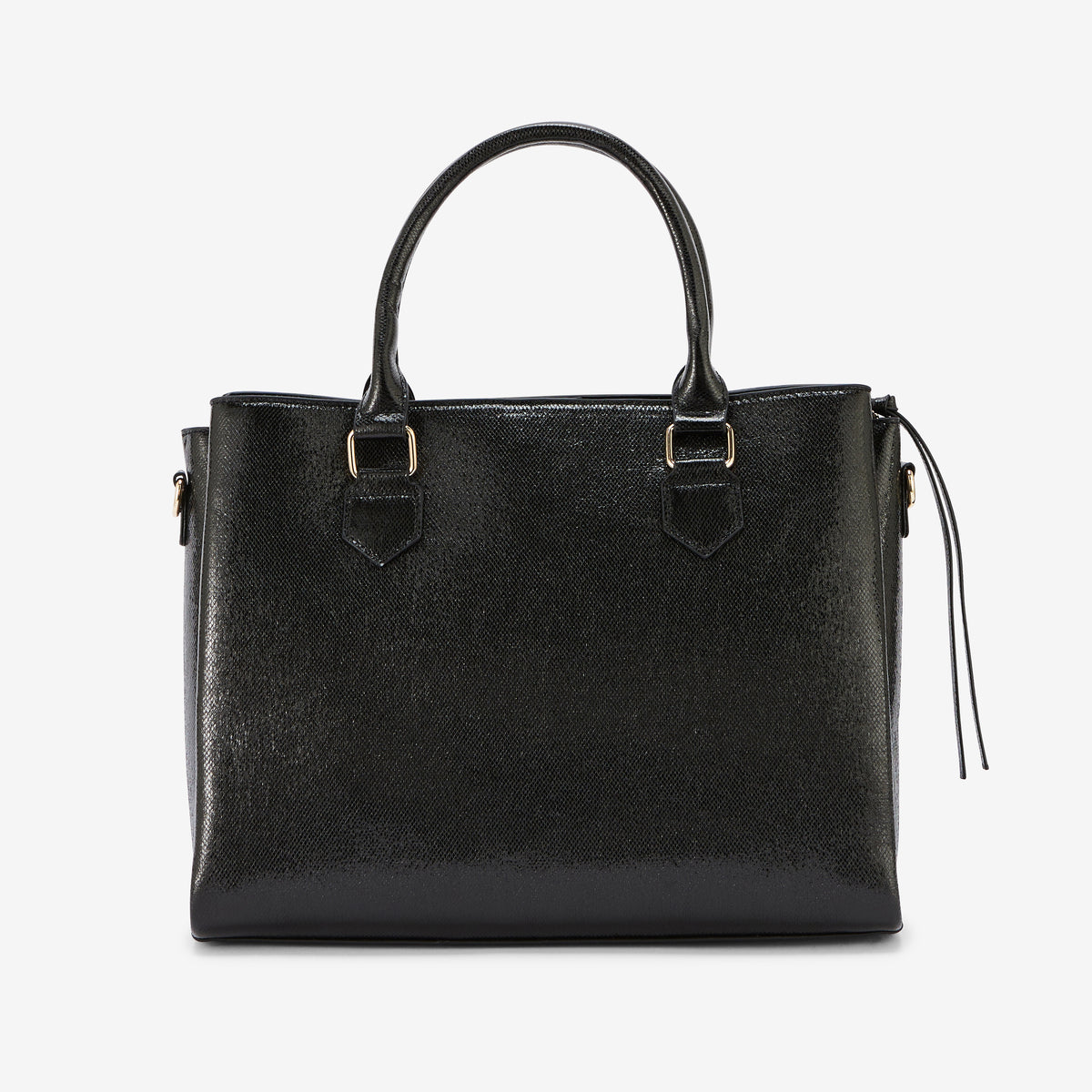 Grand sac shopper noir Romane