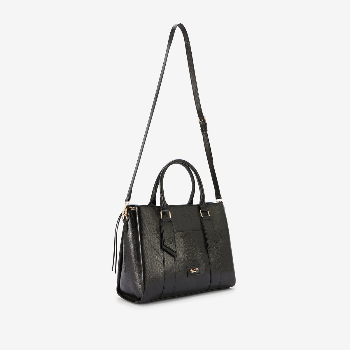 Grand sac shopper noir Romane