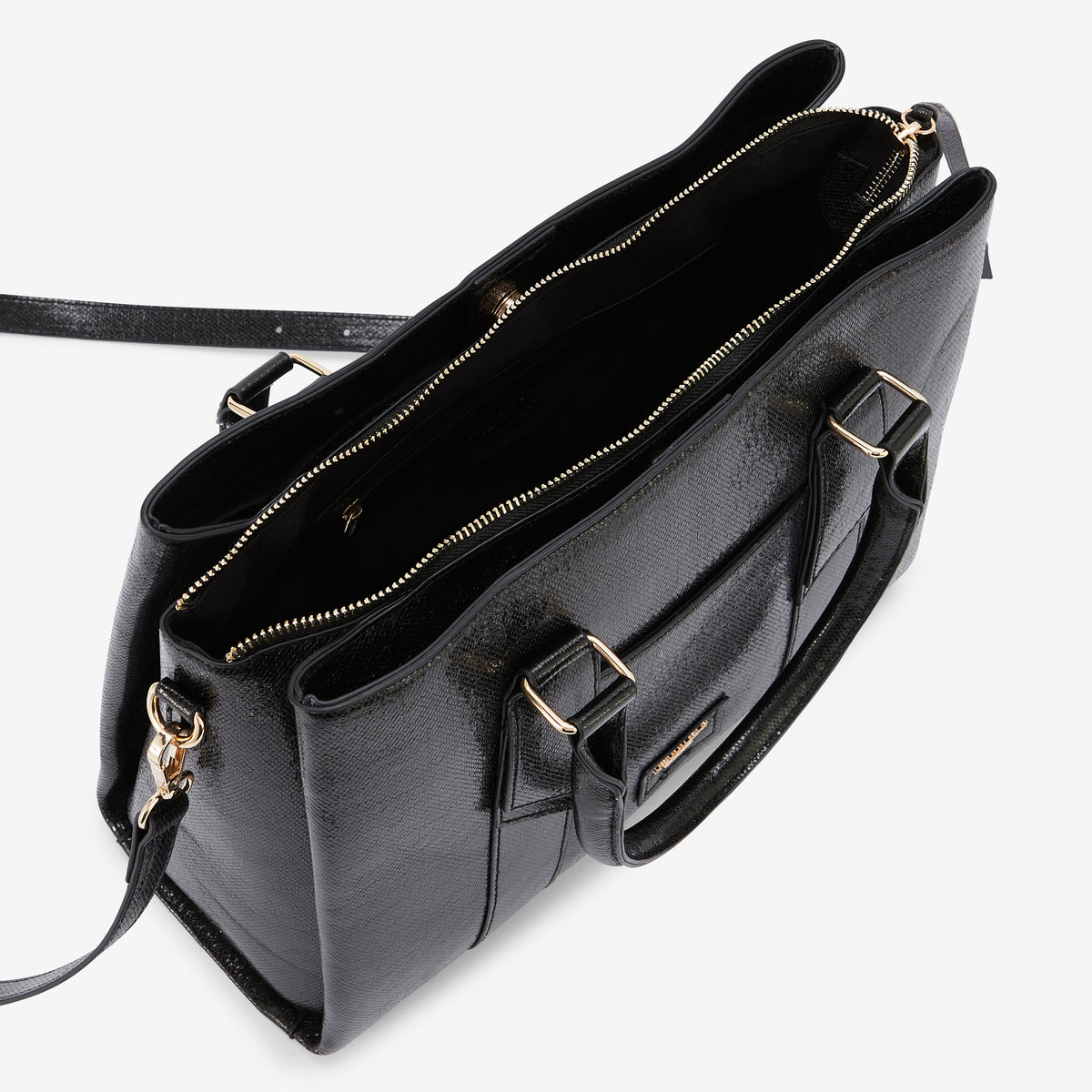 Grand sac shopper noir Romane