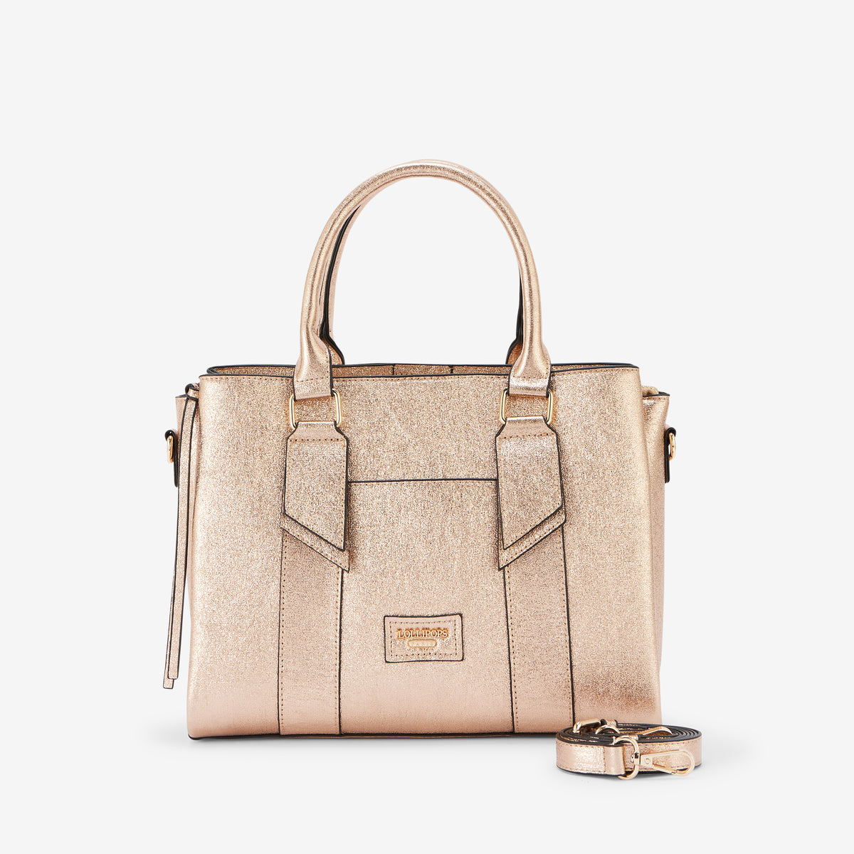 Sac shopper doré Romane