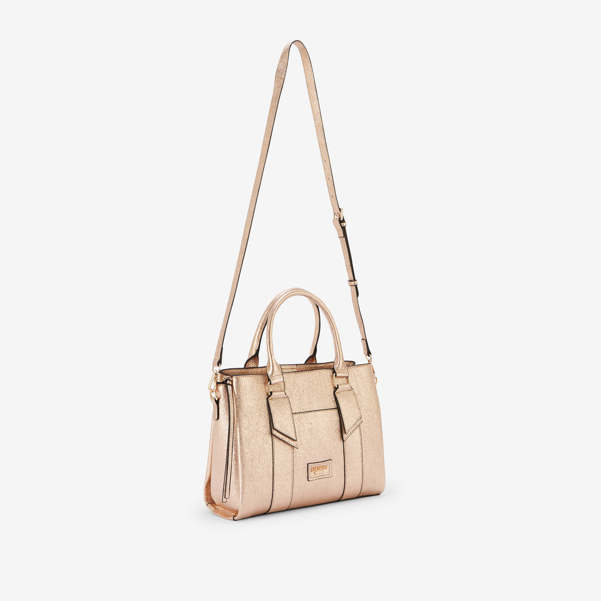 Sac shopper doré Romane