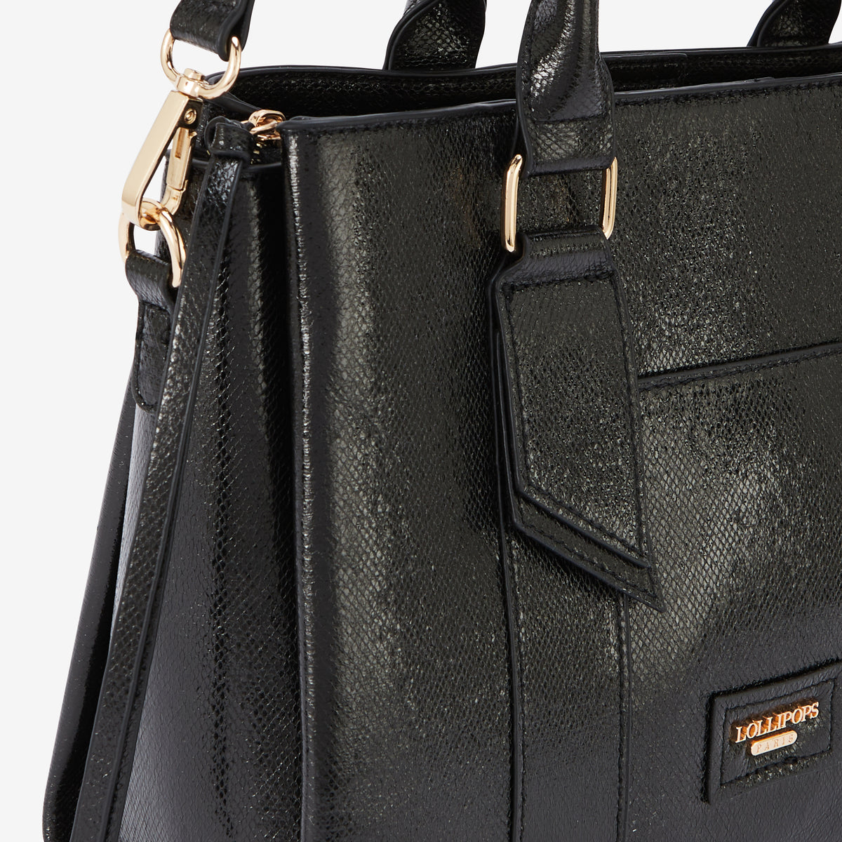 Sac shopper noir Romane