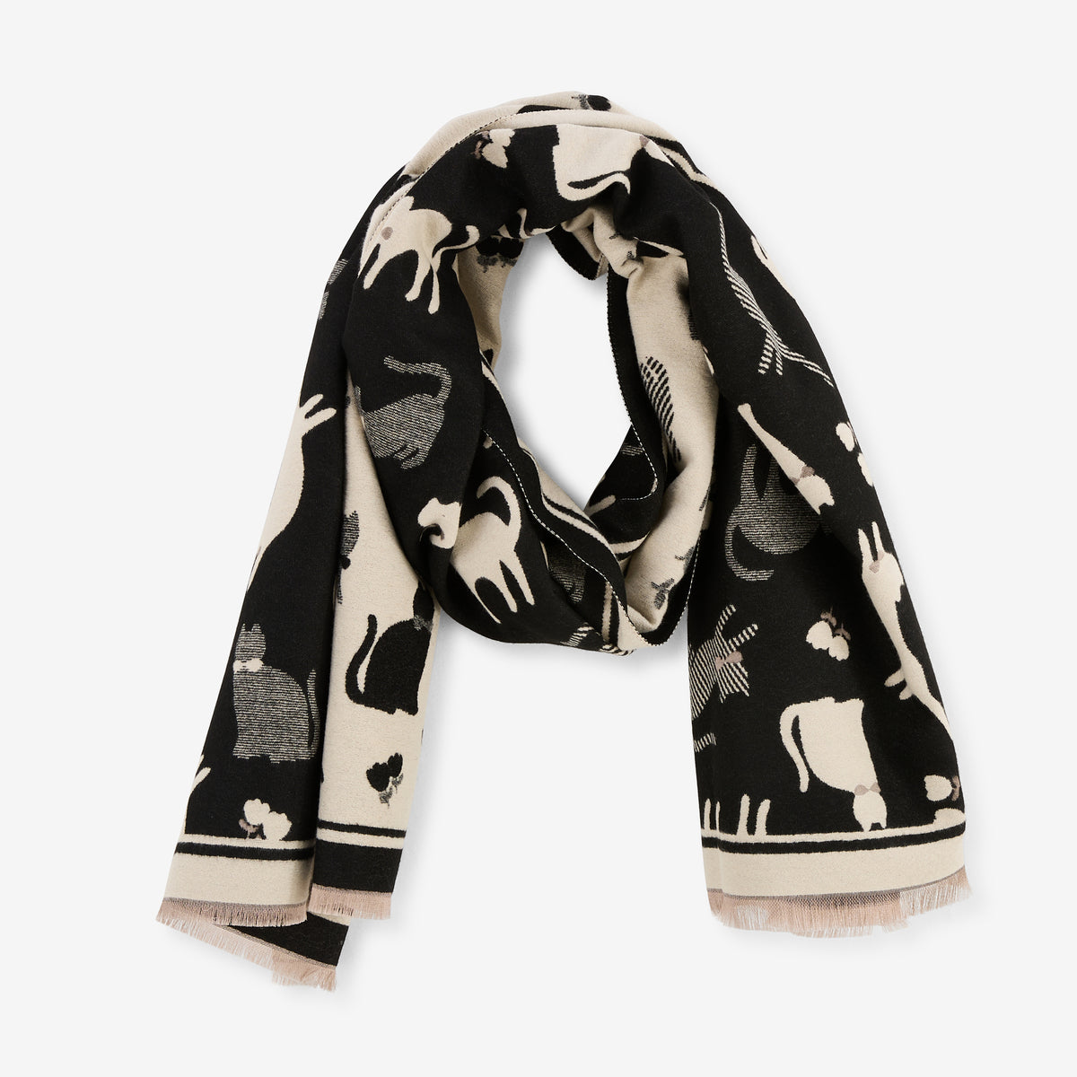 Echarpe noire Richat