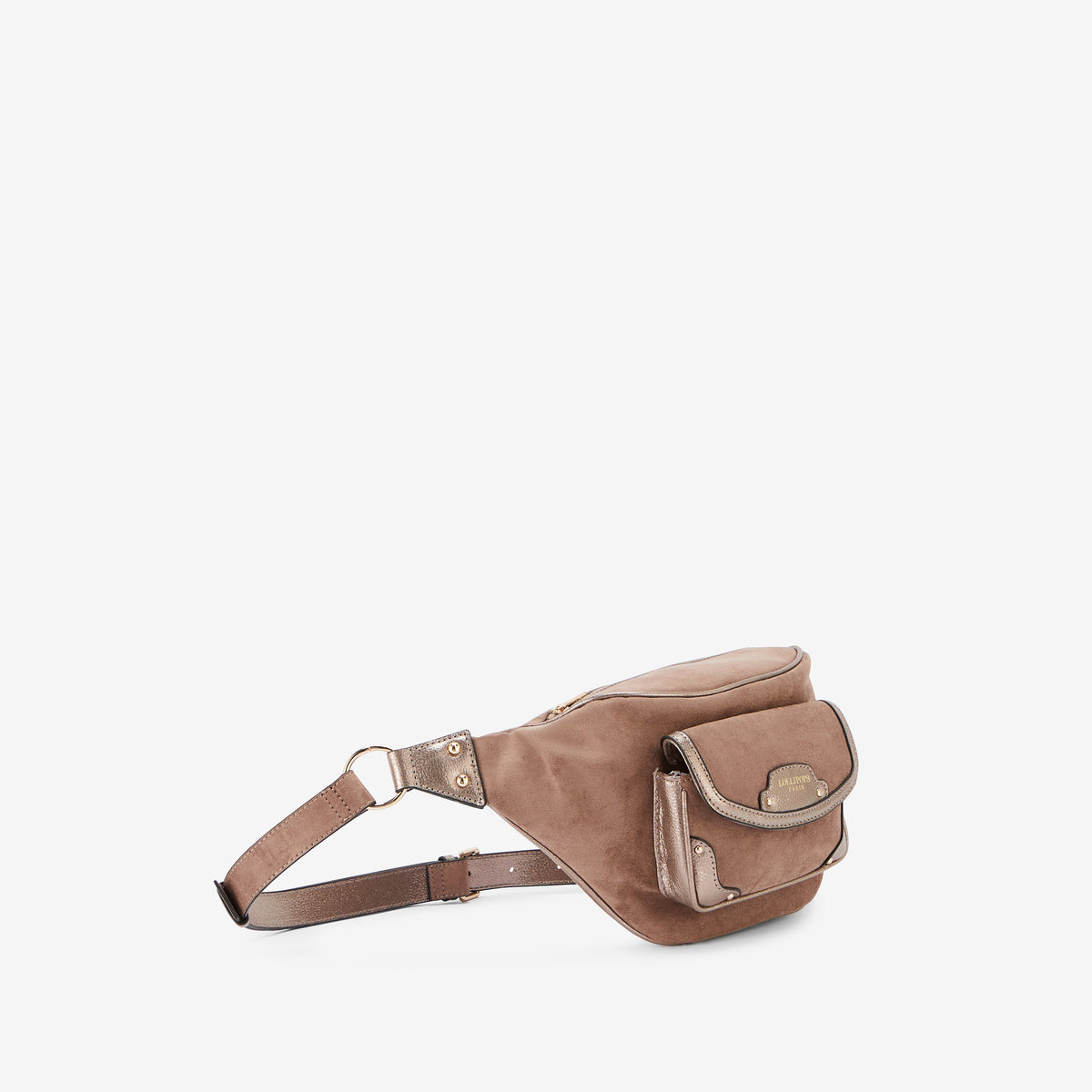 Ceinture banane taupe Roberto