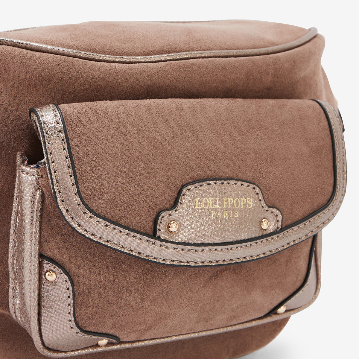 Ceinture banane taupe Roberto