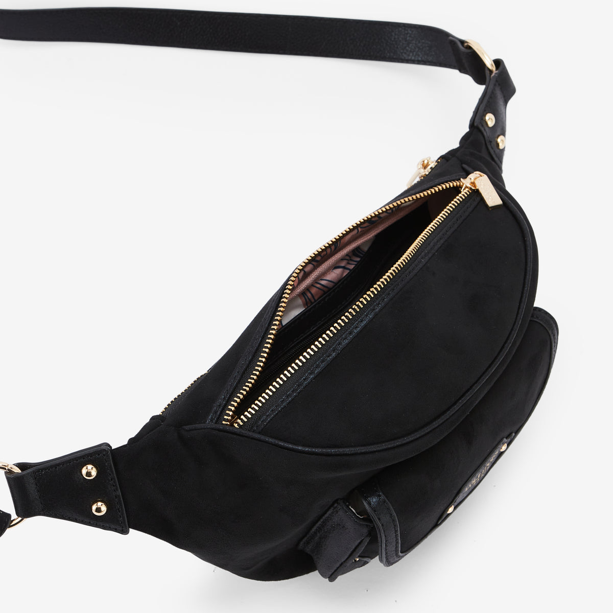 Ceinture banane noire Roberto