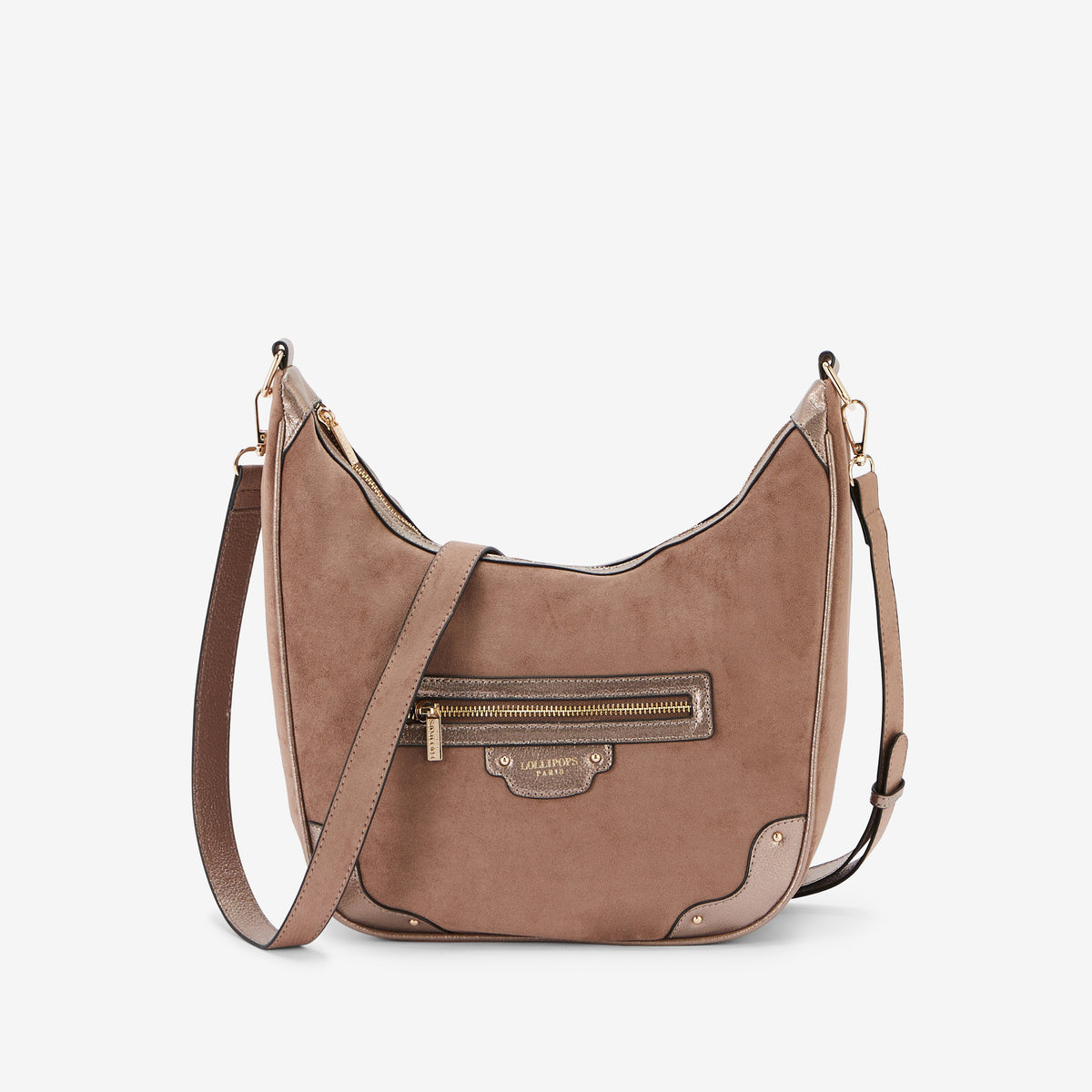 Sac hobo taupe Roberto