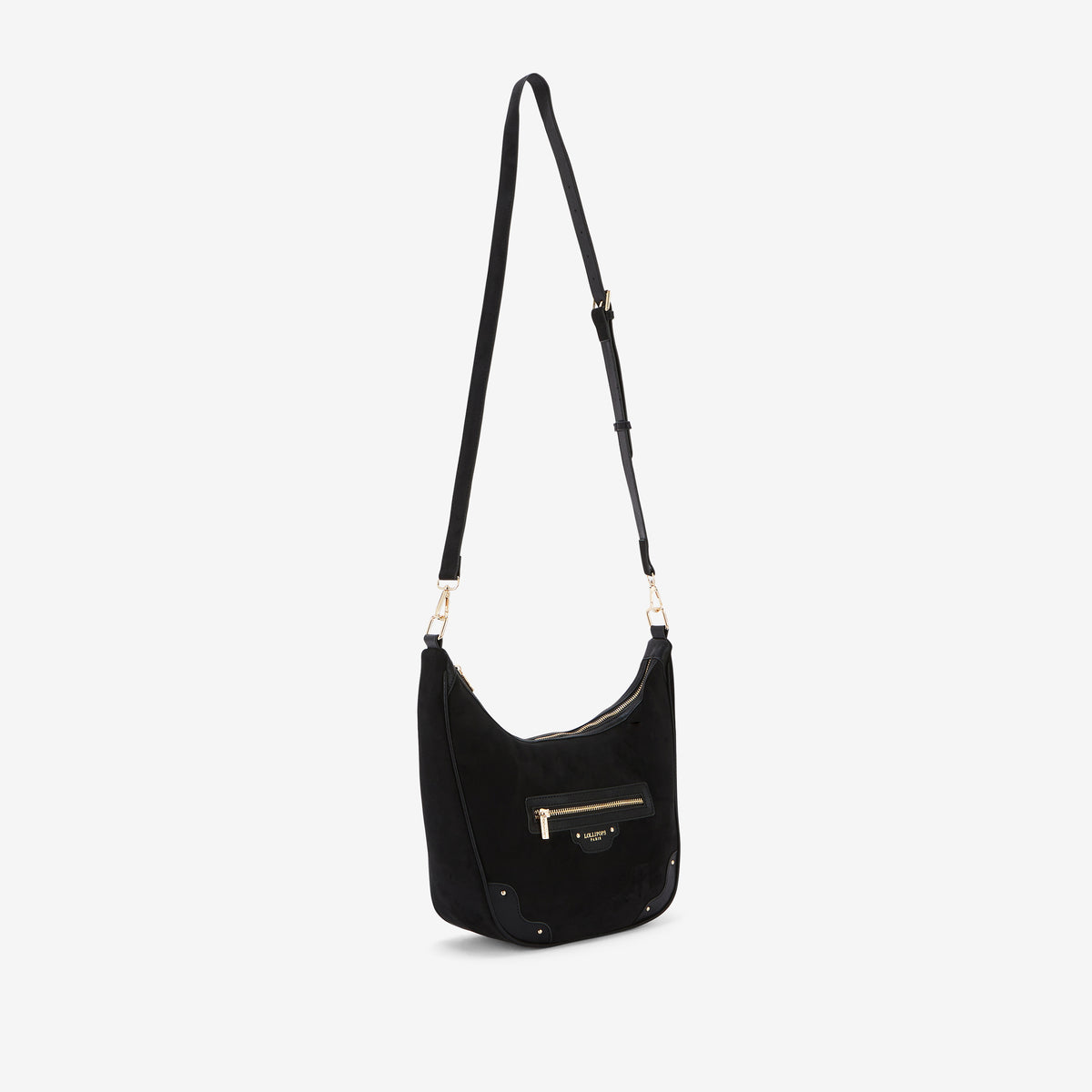 Sac hobo noir Roberto