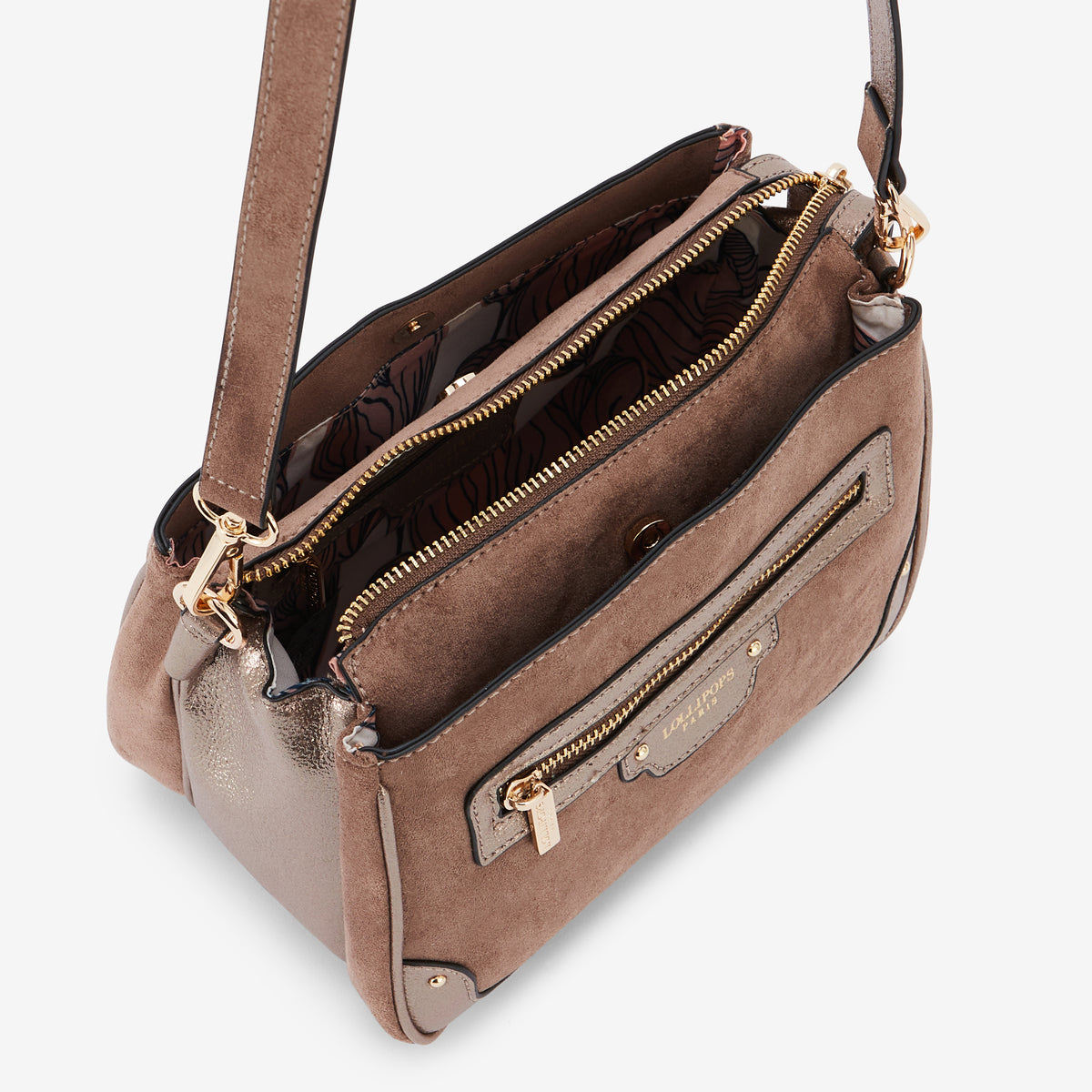 Sac multi poches taupe Roberto