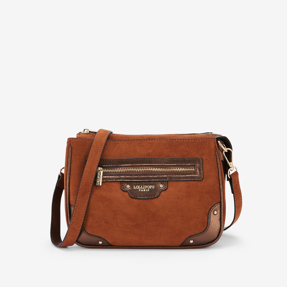Sac multi poches cognac Roberto