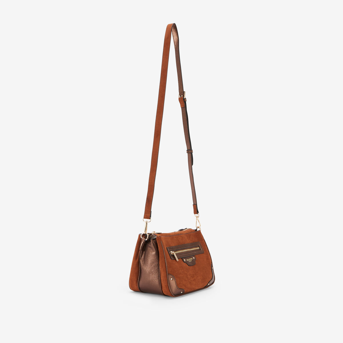 Sac multi poches cognac Roberto