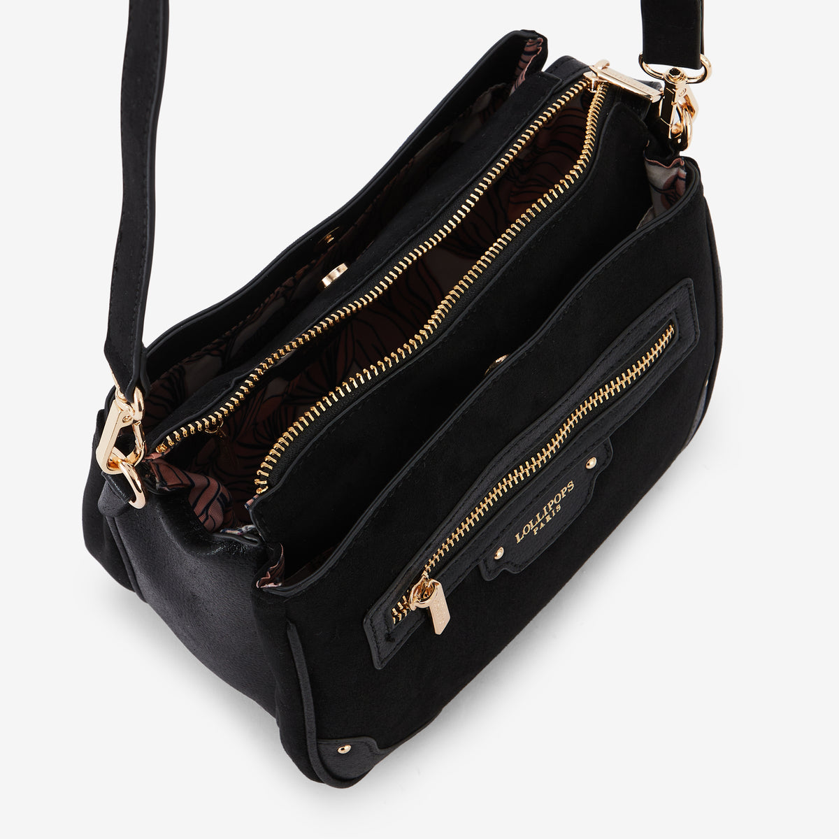 Sac multi poches noir Roberto