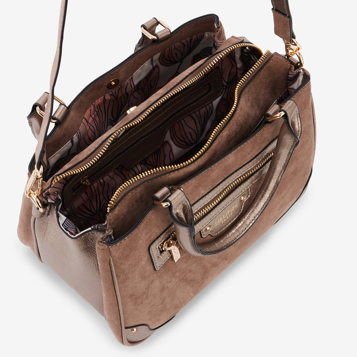 Sac shopper taupe Roberto