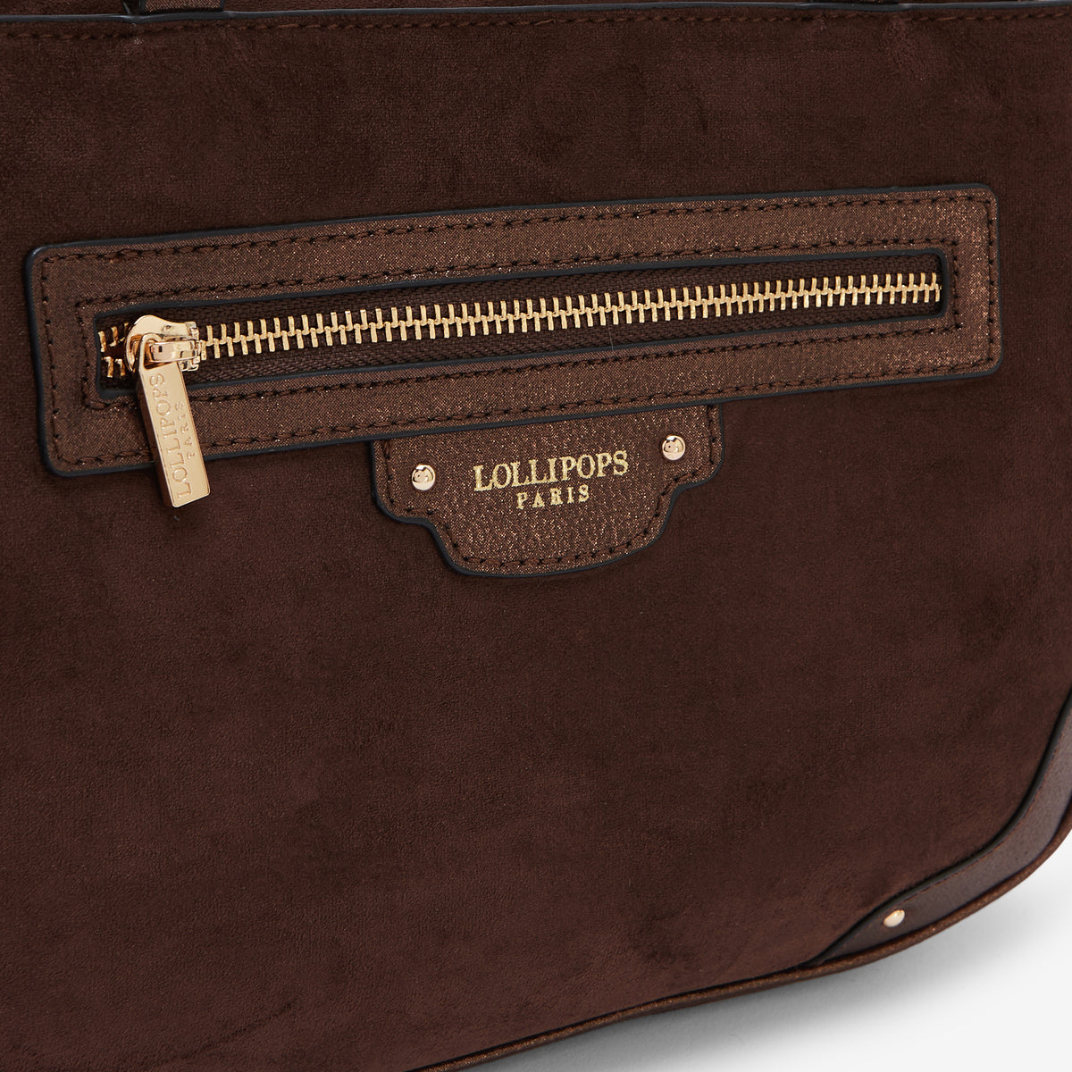 Sac shopper marron Roberto