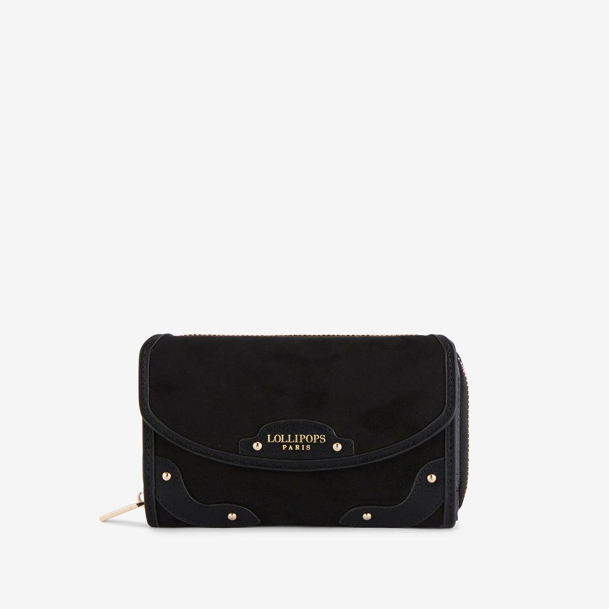 Grand portefeuille noir Roberto