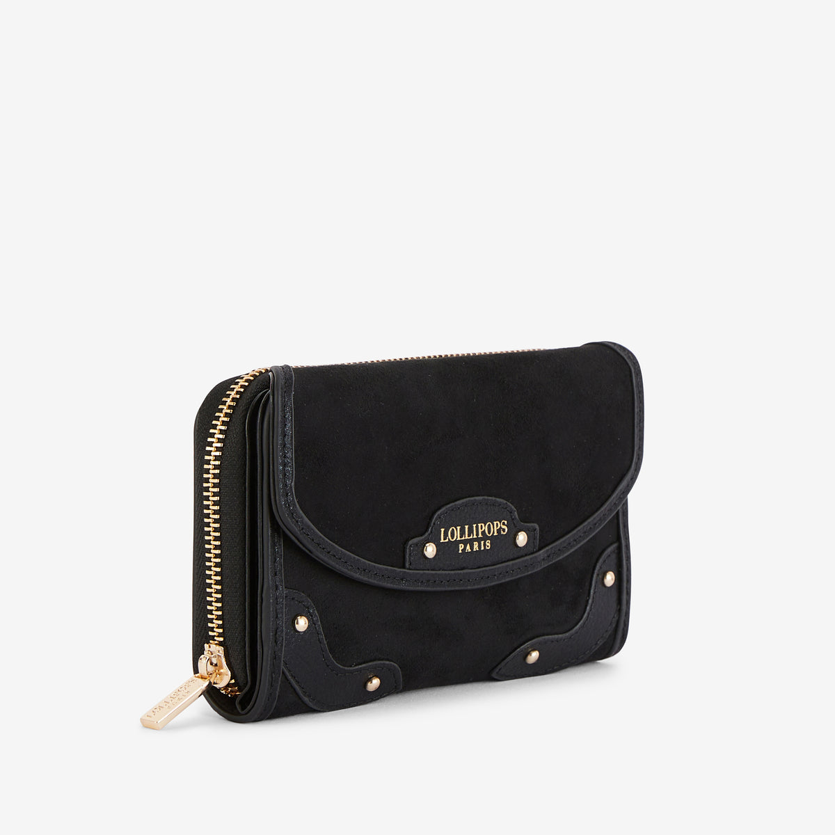 Grand portefeuille noir Roberto