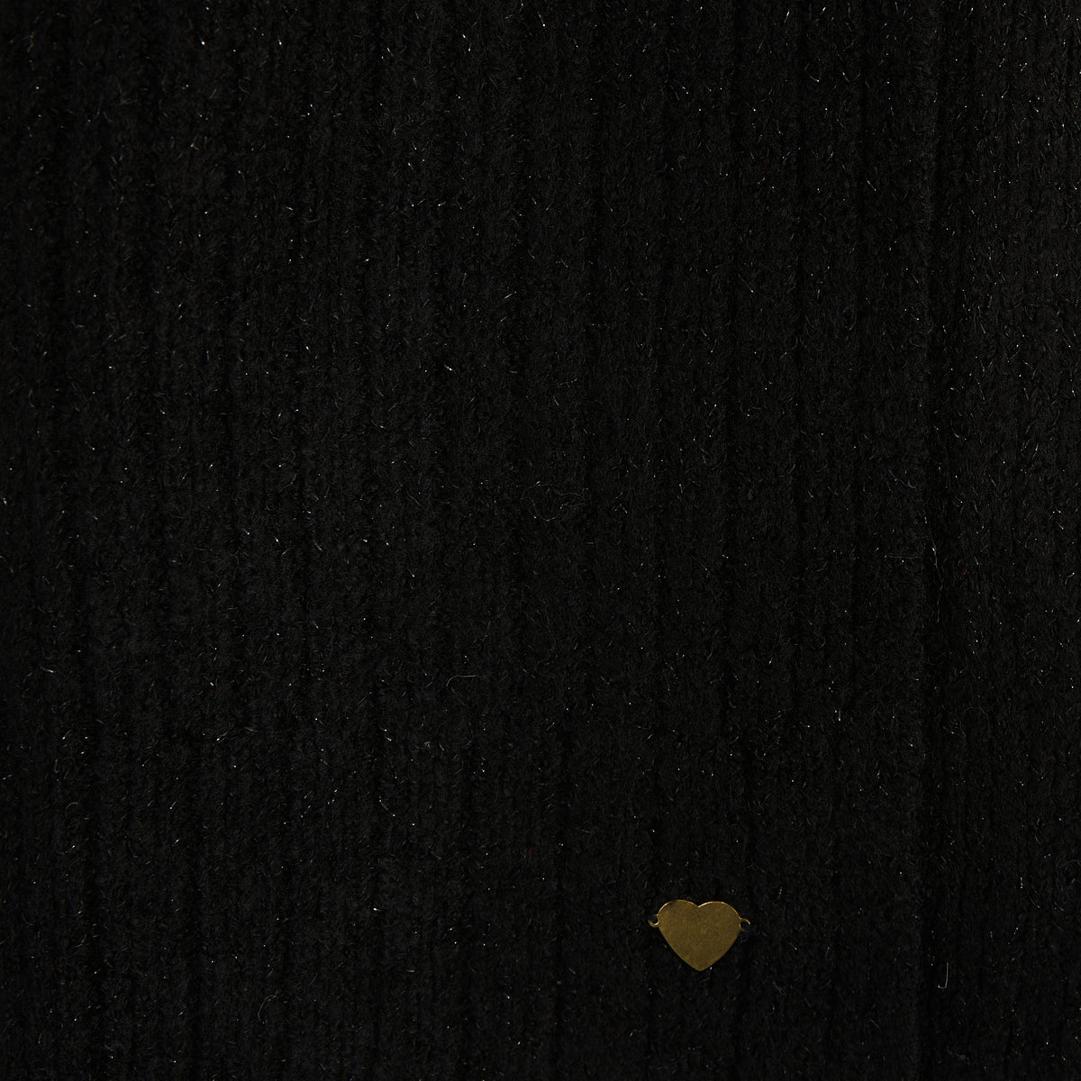 Echarpe rectangulaire noire Rodez