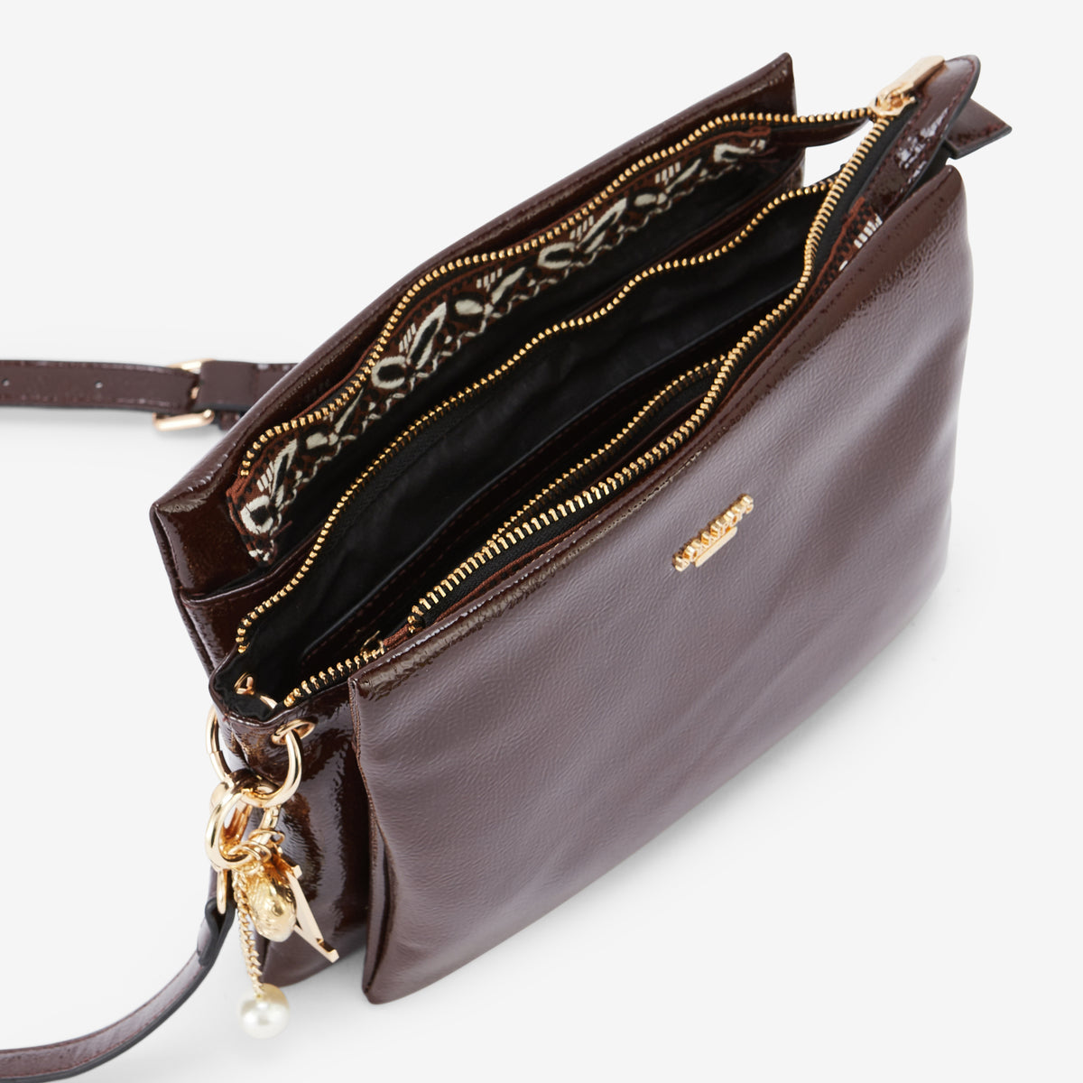 Sac multi poches marron Rosario