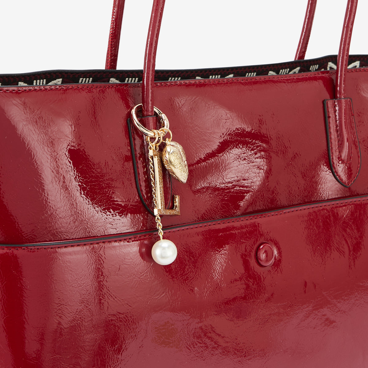 Grand sac shopper rouge Rosario