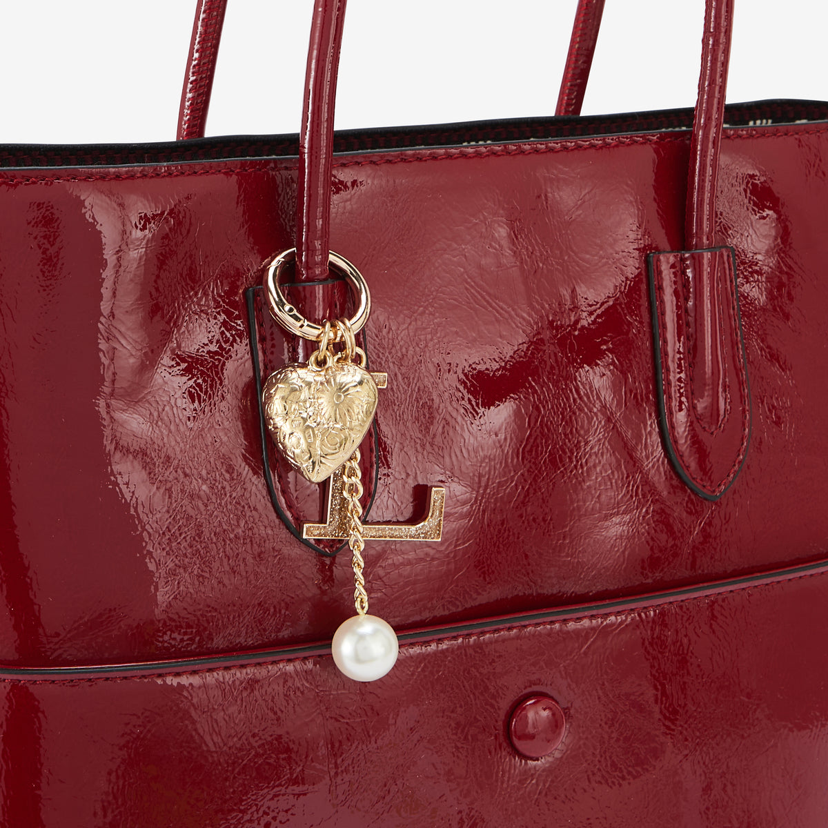 Sac shopper rouge Rosario