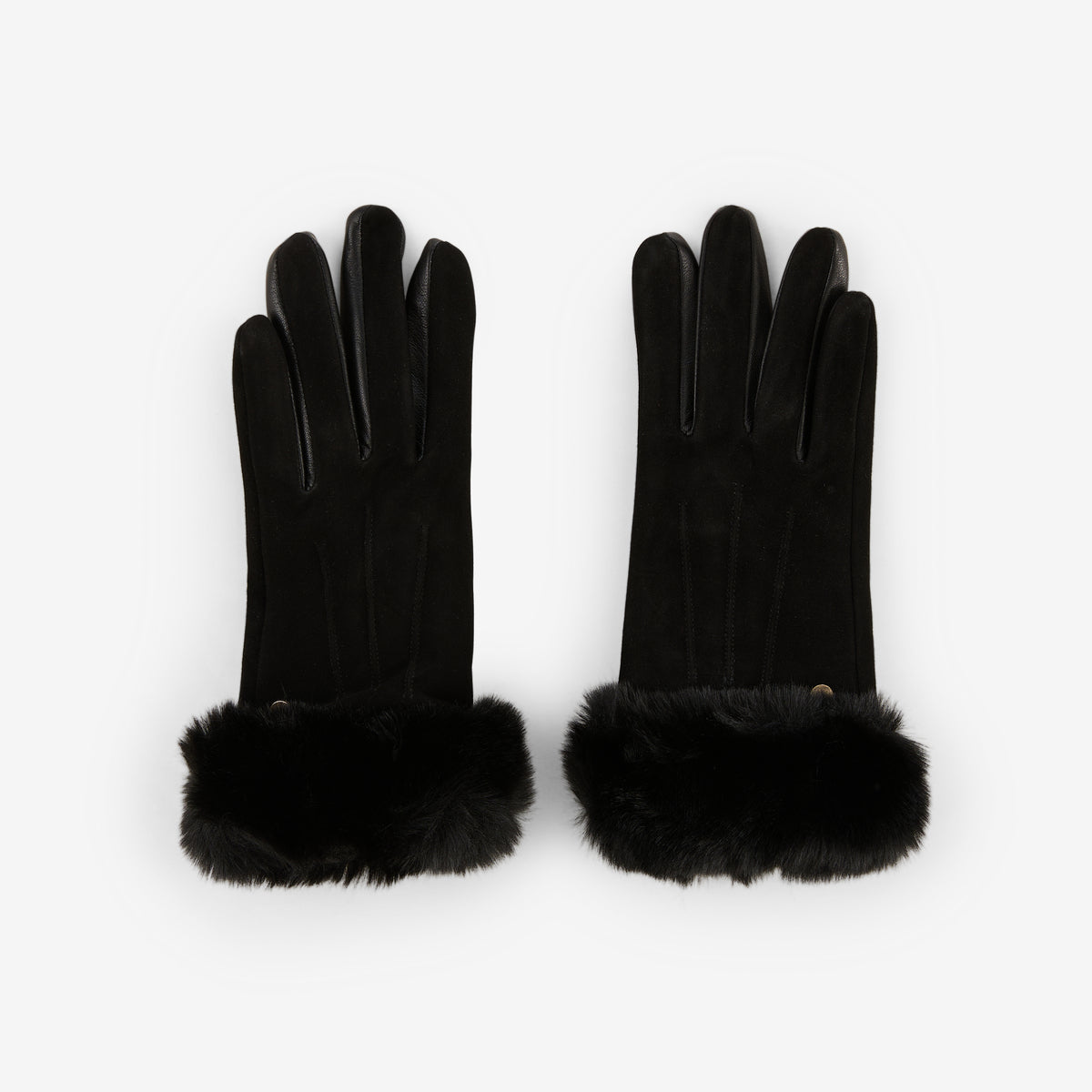 Gants noirs S Rosealba