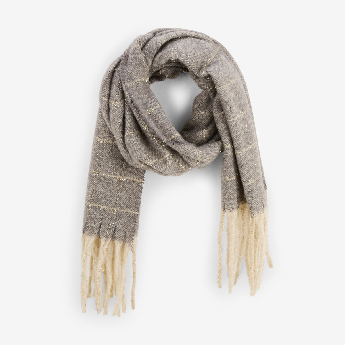 Echarpe grise Rosiane