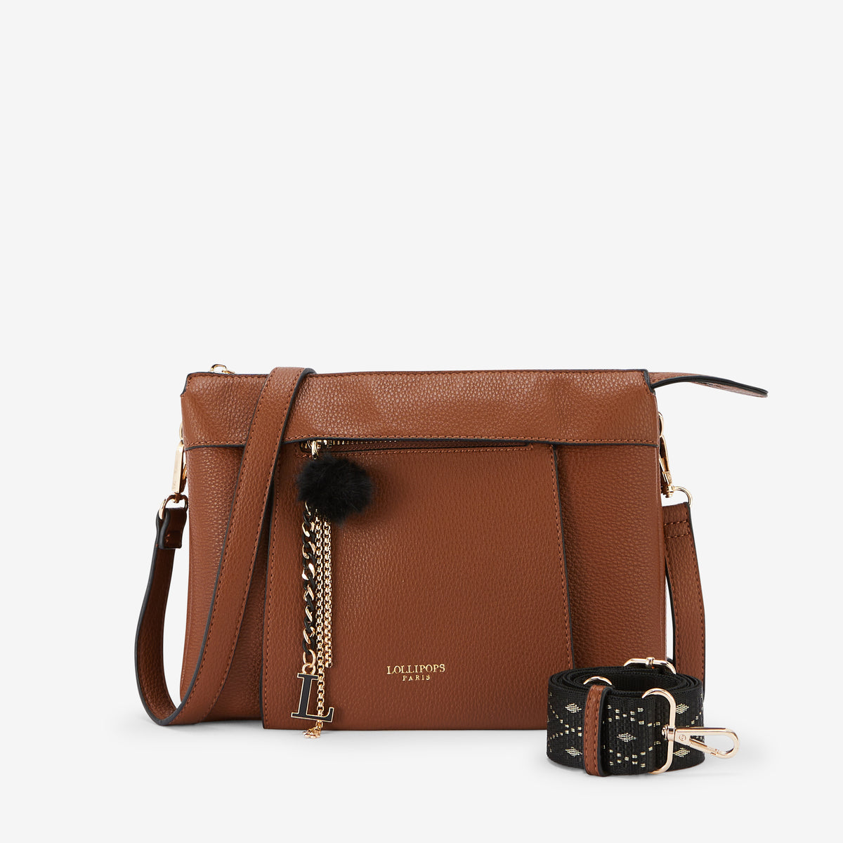 Sac multi-poches cognac Roy