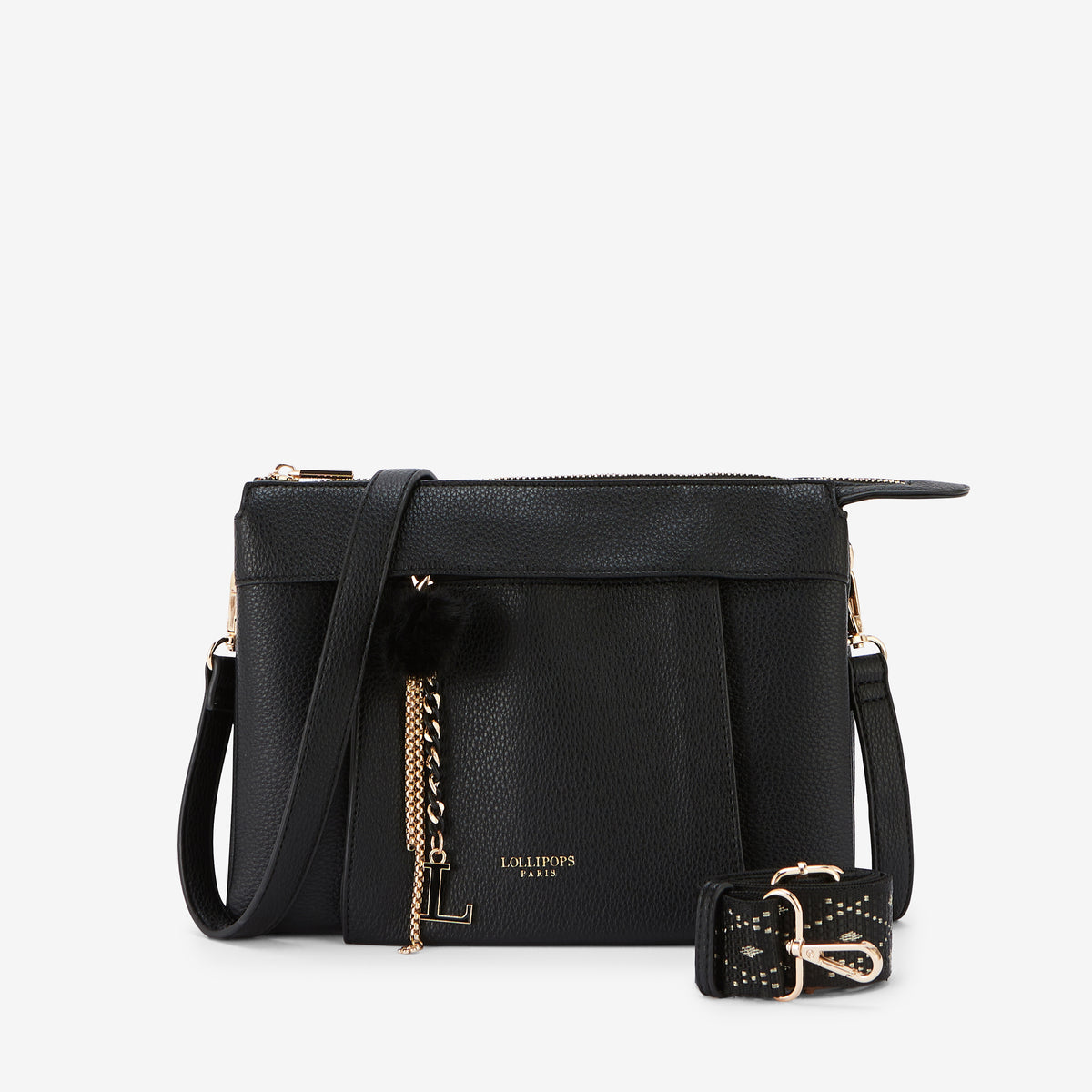 Sac multi poches noir Roy