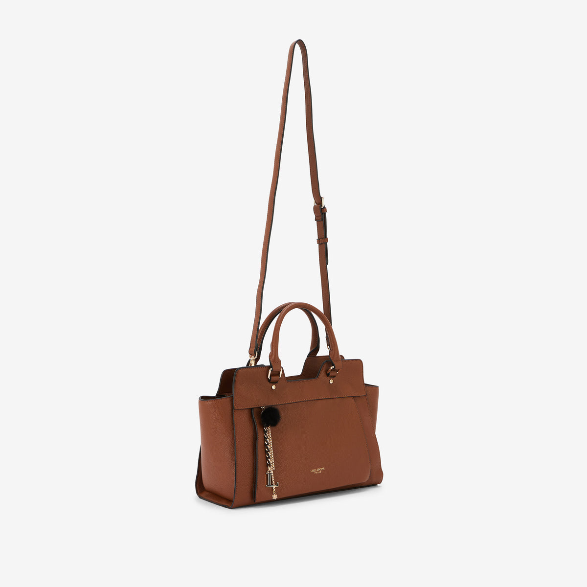 Sac shopper cognac Roy