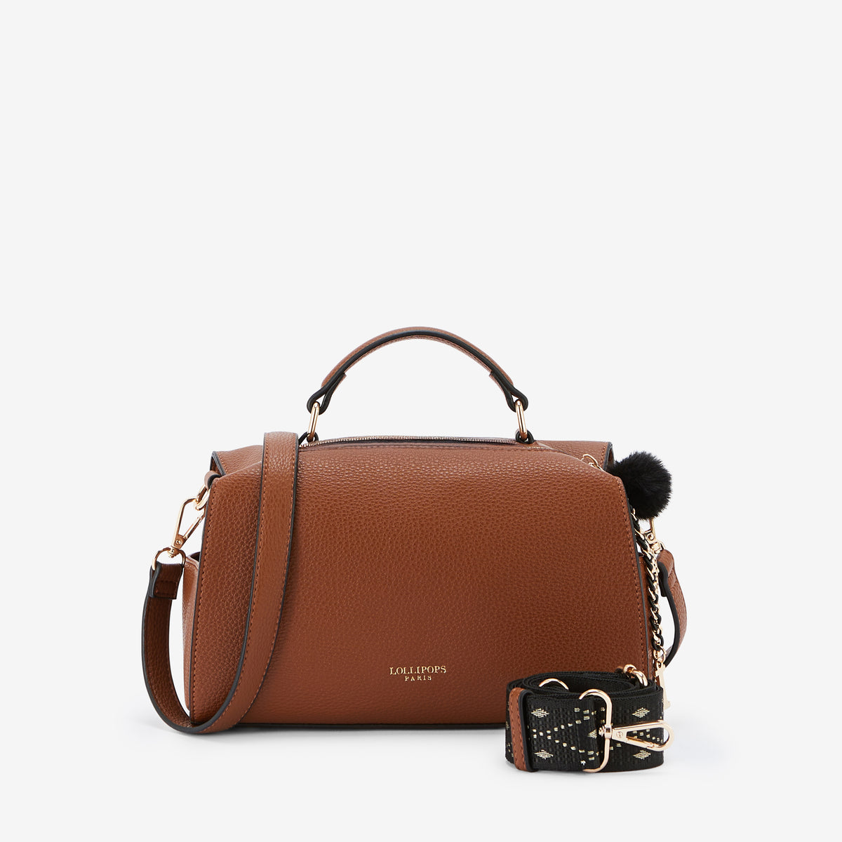 Sac porté épaule cognac Roy