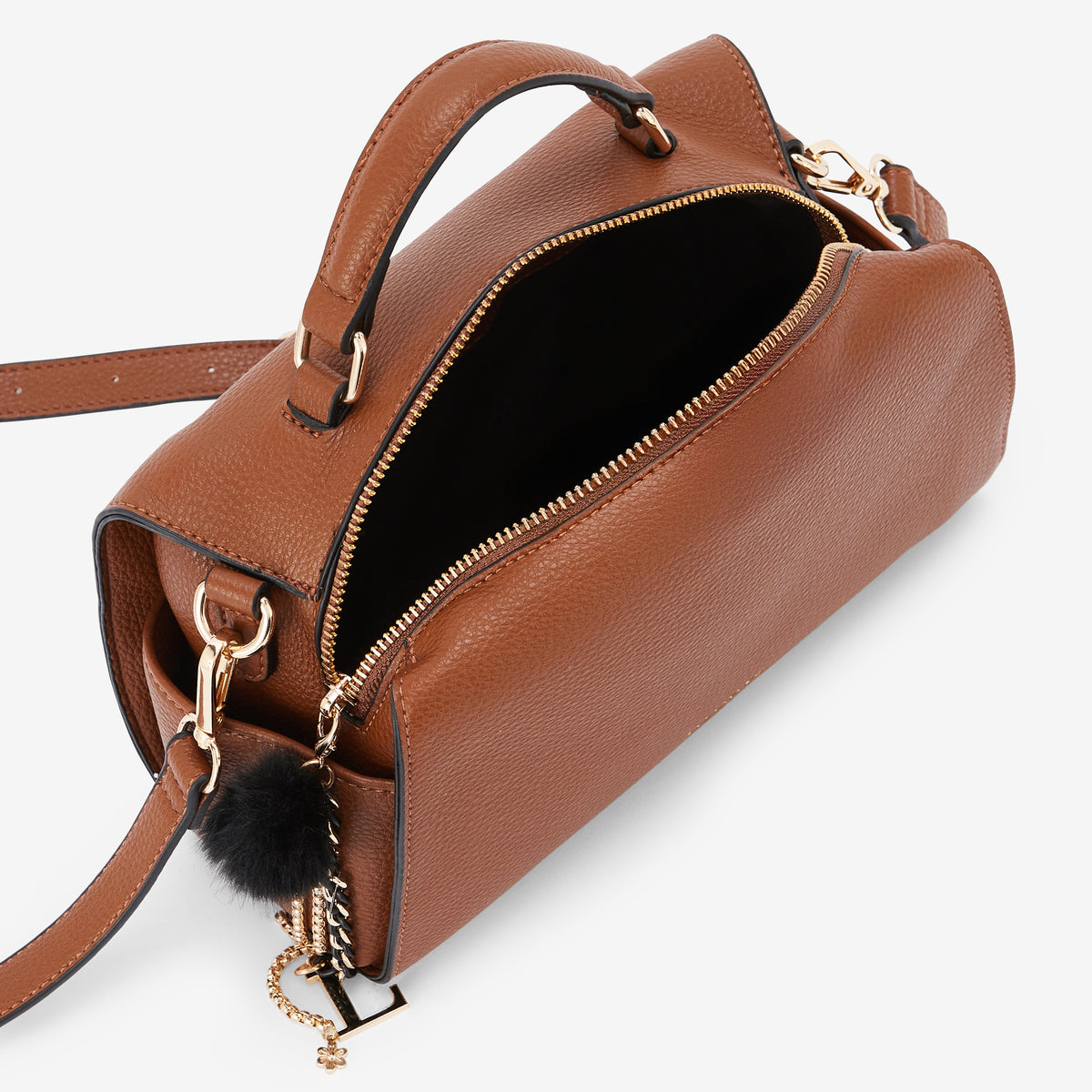 Sac porté épaule cognac Roy