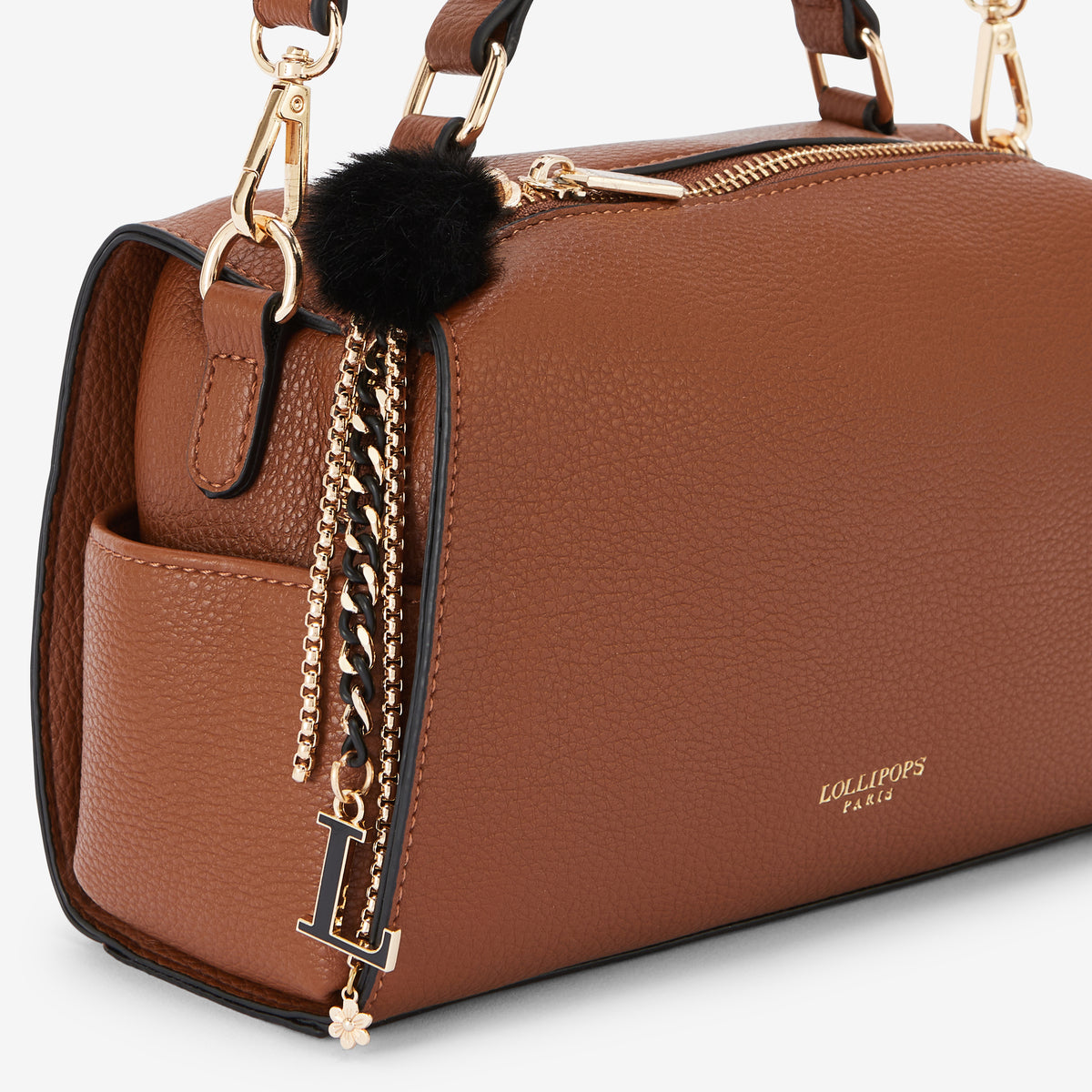 Sac porté épaule cognac Roy