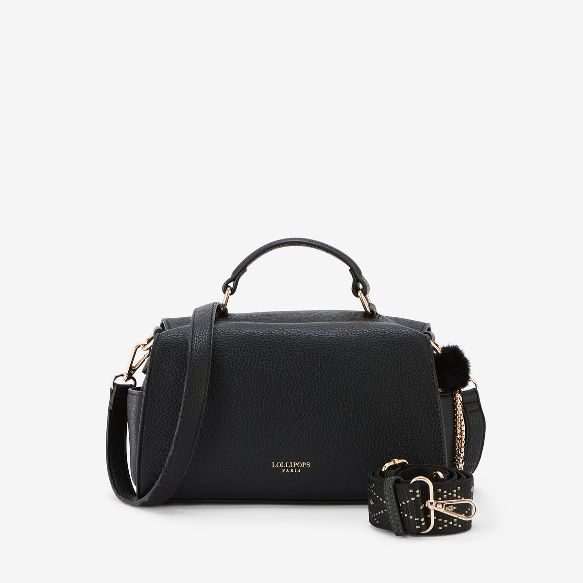 Sac porté épaule noir Roy