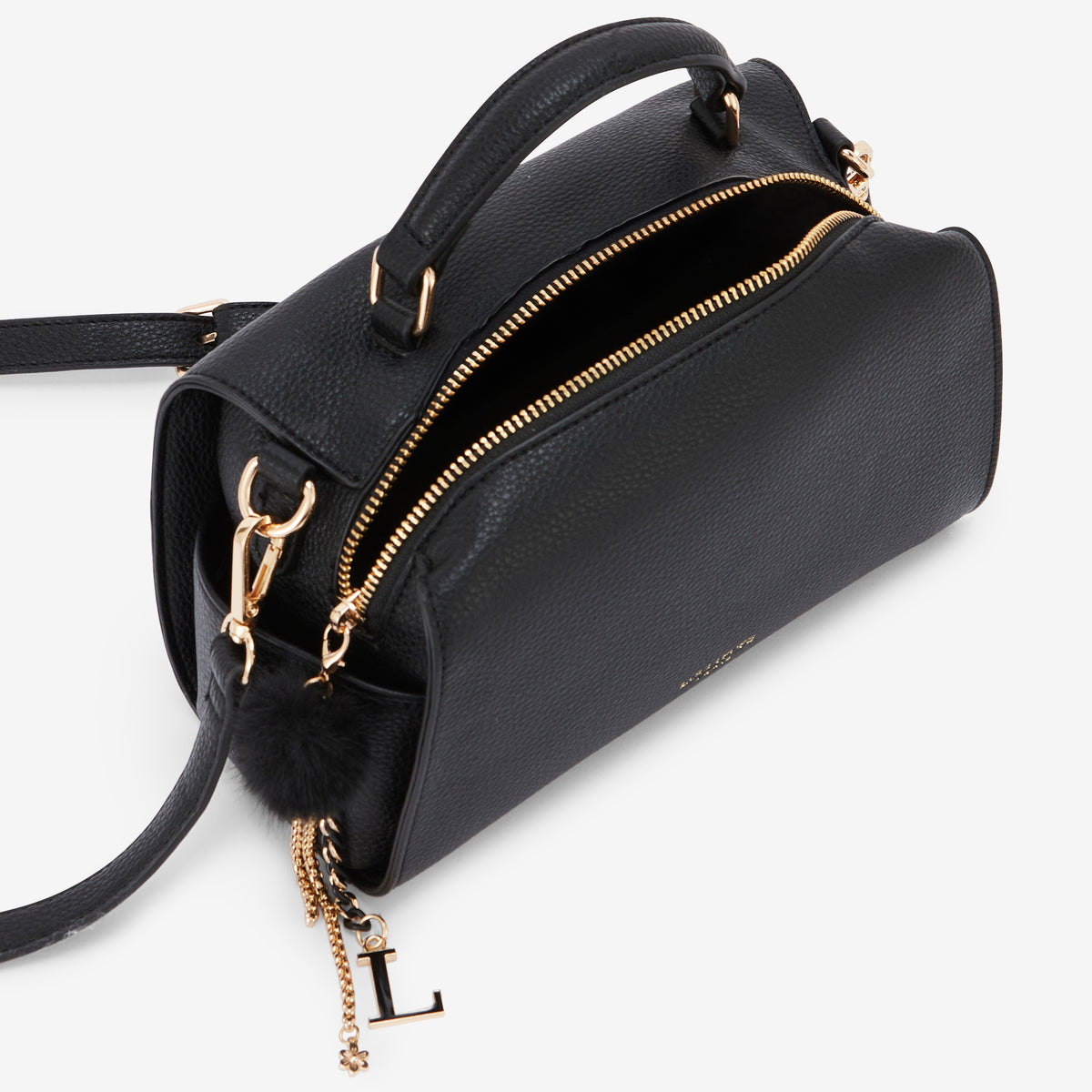 Sac porté épaule noir Roy