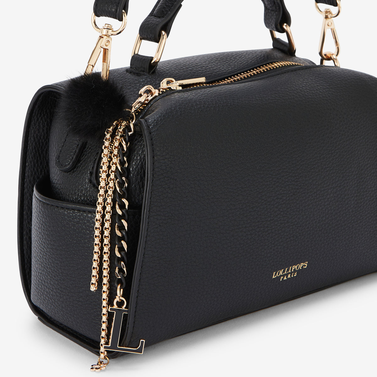 Sac porté épaule noir Roy